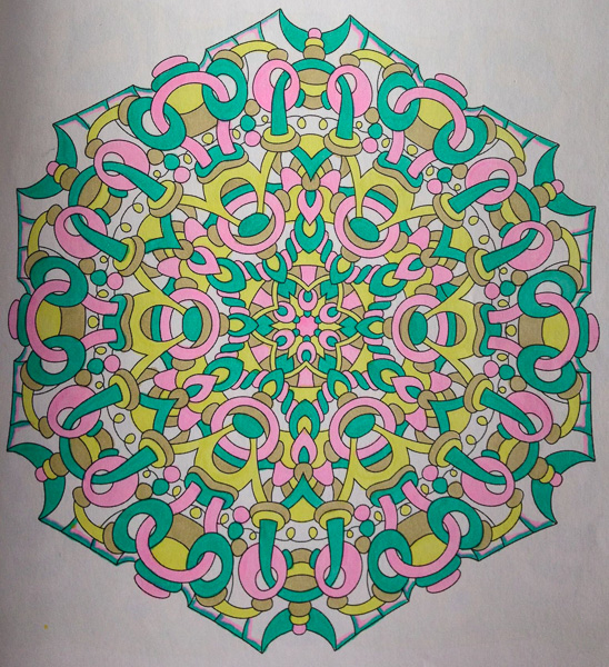 Colored by Alison Ferries - from Cool (Angie's Extreme Coloring Books Volume 2)
