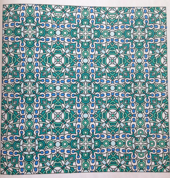 Colored by Alison Ferries - from Bling (Angie's Patterns Volume 11)