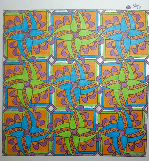 Colored by Amber Bobbitt - from Whimsy (Angie's Patterns Volume 2)