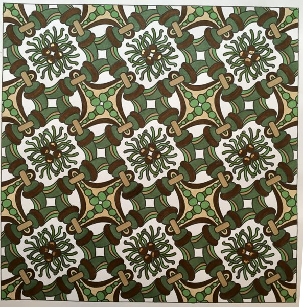 Colored by Amy Wilson-Fontenot - from Pizzazz (Angie's Patterns Volume 9)