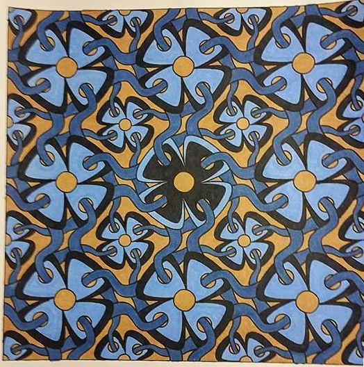Colored by Cindy Schultz - from Whimsy (Angie's Patterns Volume 2)