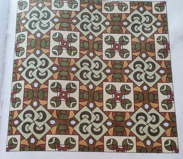 Colored by Elizabeth Graves - from Whimsy (Angie's Patterns Volume 2)