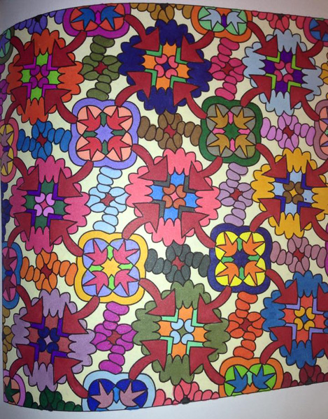 Colored by Kimberly Foster - from Snazzy (Angie's Patterns Volume 3)