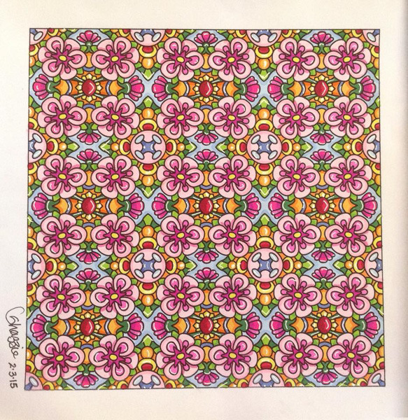 Colored by Shazzie Morgan - from Pizzazz (Angie's Patterns Volume 9)