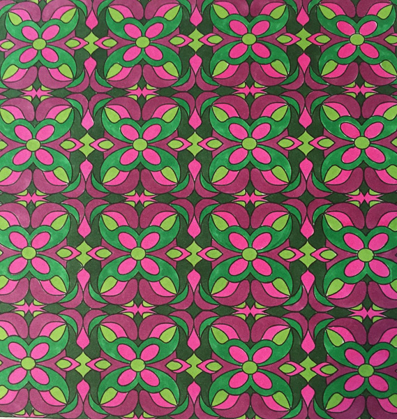 Colored by Sheila Ludwig - from Whimsy (Angie's Patterns Volume 2)