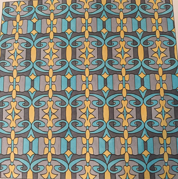 Colored by Sheila Ludwig - from Whimsy (Angie's Patterns Volume 2)