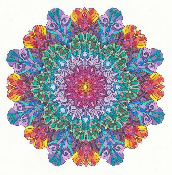 Colored by Sue Cooper - from Balance (Angie's Extreme Stress Menders Volume 1)