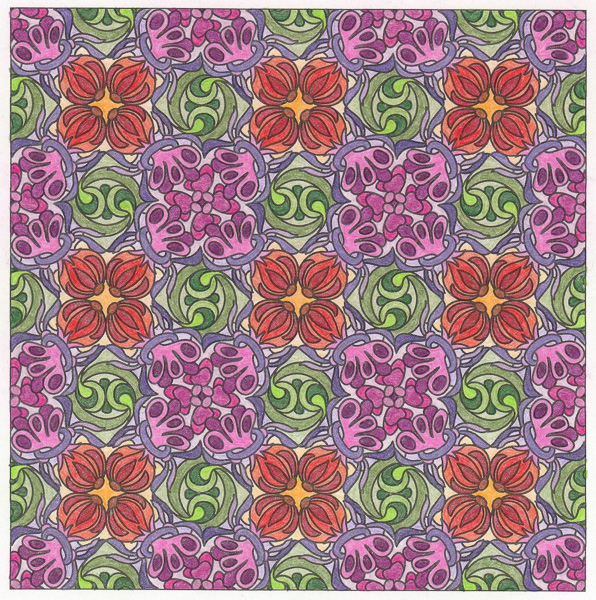 Colored by Sue Cooper - from Quirky (Angie's Patterns Volume 14)