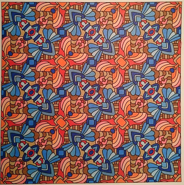 Colored by Vicky Borrow - from Nifty (Angie's Patterns Volume 10)