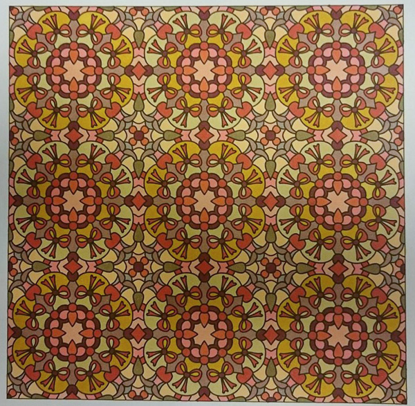 Colored by Vicky Borrow - from Pizzazz (Angie's Patterns Volume 9)