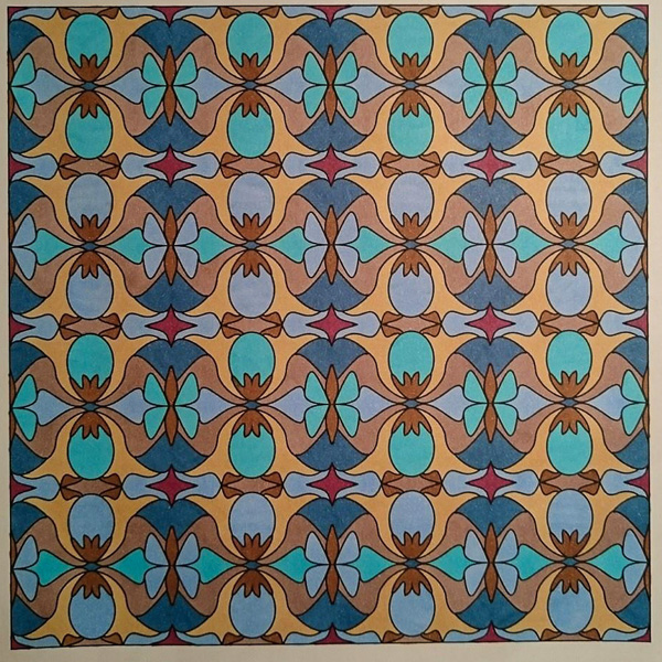 Colored by Vicky Borrow - from Whimsy (Angie's Patterns Volume 2)