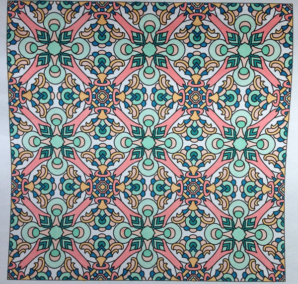 Colored by Alison Ferries - from Bling (Angie's Patterns Volume 11)