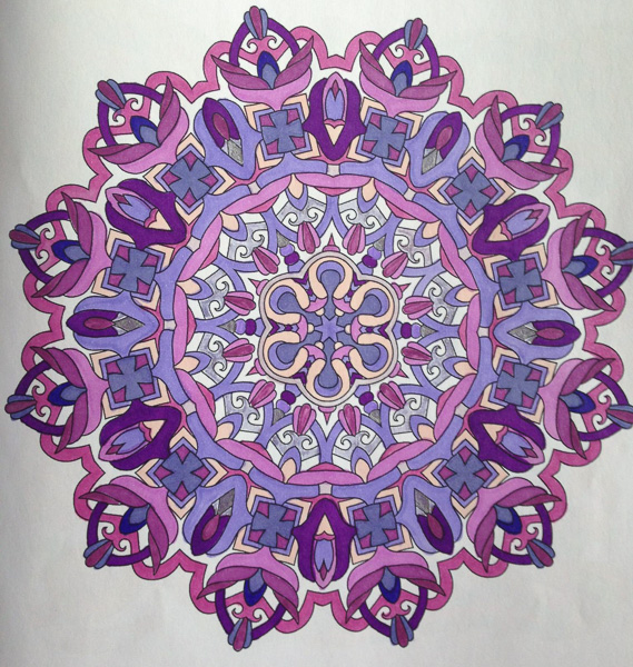 Colored by Alison Ferries - from Cool (Angie's Extreme Coloring Books Volume 2)