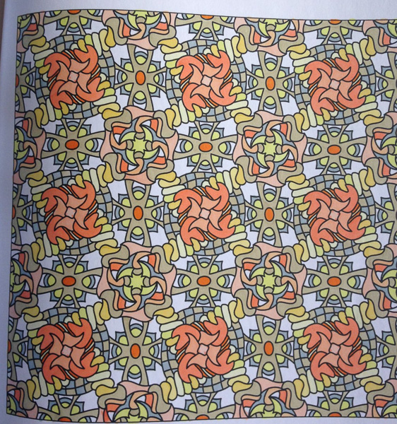Colored by Alison Ferries - from Doodles (Angie's Patterns Volume 7)