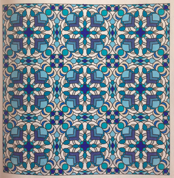Colored by Alison Ferries - from Nifty (Angie's Patterns Volume 10)