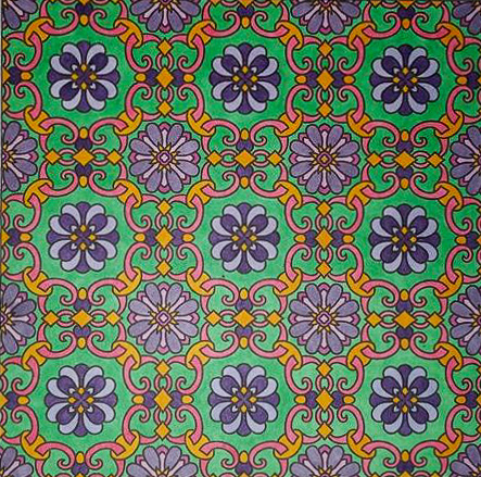 Colored by Amber Bobbitt - from Flowers (Angie's Patterns Volume 8)