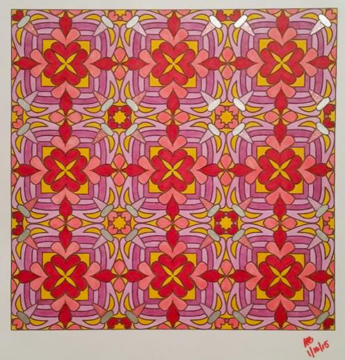 Colored by Amber Bobbitt - from Whimsy (Angie's Patterns Volume 2)