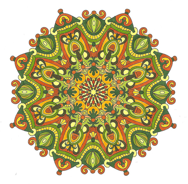 Colored by Annette DeJong - from Cool (Angie's Extreme Coloring Books Volume 2)