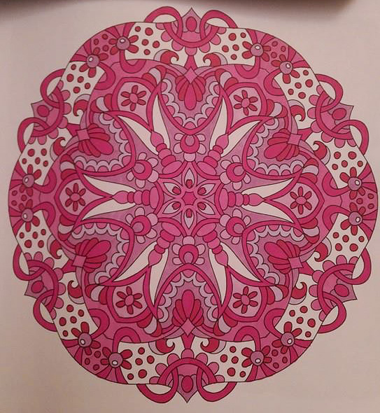 Colored by Caz Brutton - from Cool (Angie's Extreme Coloring Books Volume 2)