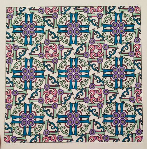 Colored by Felicia Brandon - from Pizzazz (For Crayons And Wide Tipped Markers)