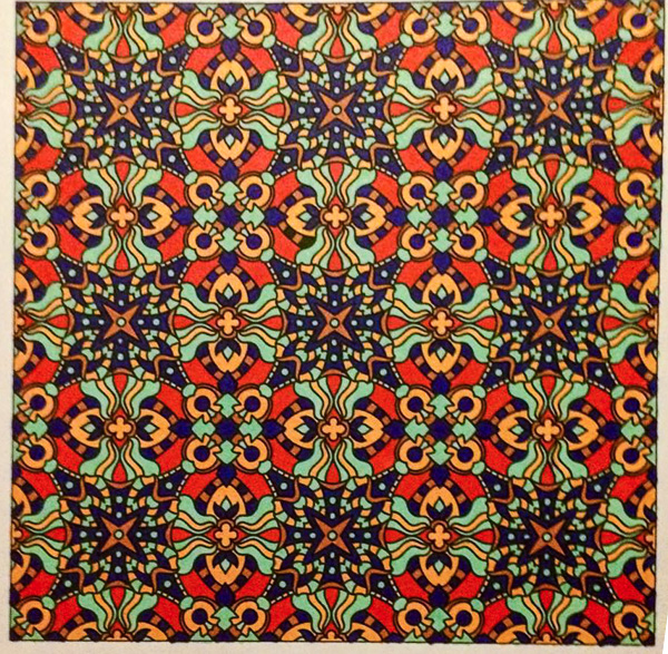 Colored by Katie Heggs - from Doodles (Angie's Patterns Volume 7)