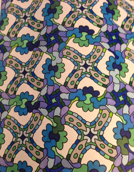 Colored by Kimberly Foster - from Snazzy (Angie's Patterns Volume 3)