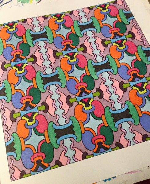 Colored by Kimberly Foster - from Snazzy (Angie's Patterns Volume 3)