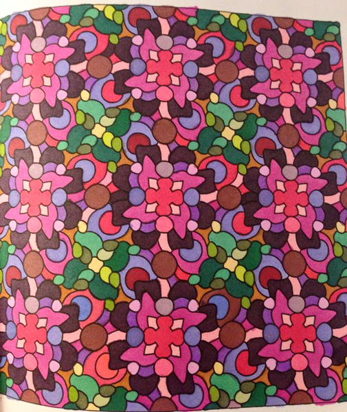 Colored by Kimberly Foster - from Snazzy (Angie's Patterns Volume 3)