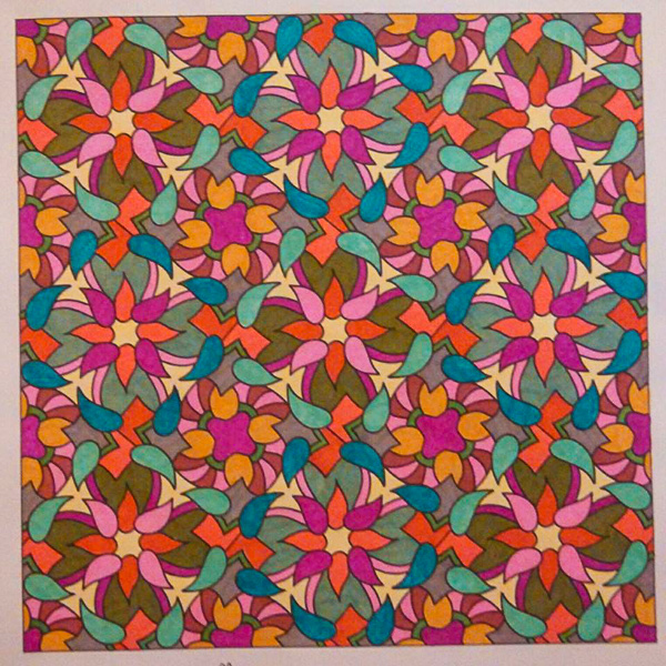 Colored by Michele Graves - from Whimsy (Angie's Patterns Volume 2)