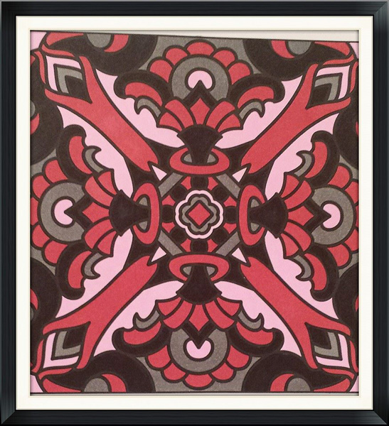 Colored by Michelle Buschur - from Bling (For Crayons And Wide Tipped Markers)