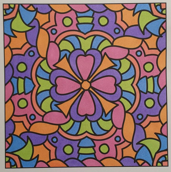 Colored by Michelle Buschur - from Doodles (Angie's Patterns Volume 7)