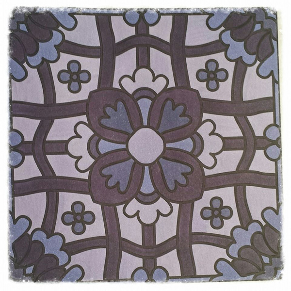 Colored by Michelle Buschur - from Flowers (For Crayons And Wide Tipped Markers)