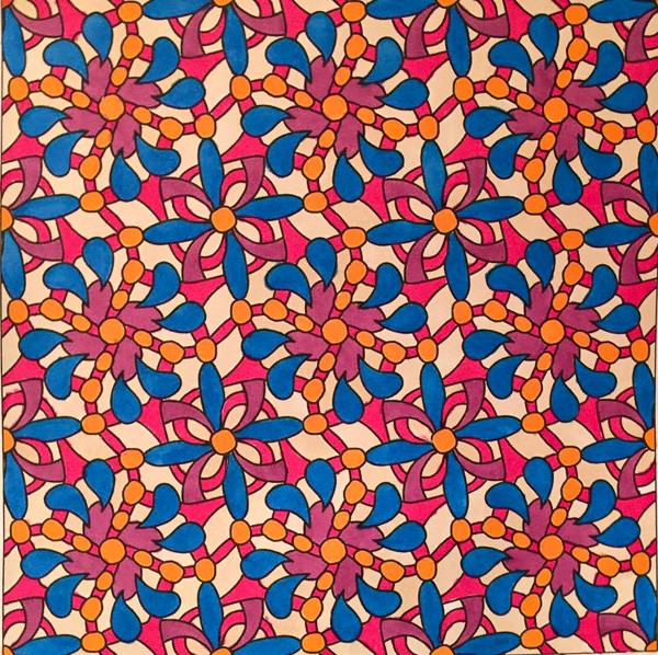 Colored by Nancy Posey - from Snazzy (Angie's Patterns Volume 3)