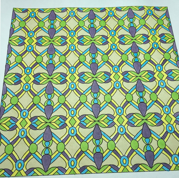 Colored by Sheila Ludwig - from Whimsy (Angie's Patterns Volume 2)