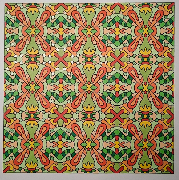 Colored by Vicky Borrow - from Classy (Angie's Patterns Volume 13)