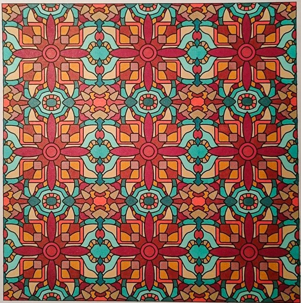 Colored by Vicky Borrow - from Spiffy (Angie's Patterns Volume 5)