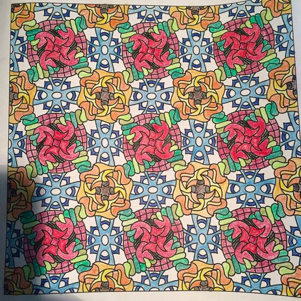 Colored by Abby Wynne - from Doodles (Angie's Patterns Volume 7)