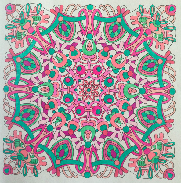 Colored by Alison Ferries - from Cool (Angie's Extreme Coloring Books Volume 2)