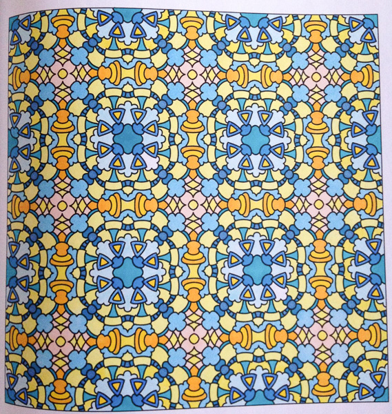 Colored by Alison Ferries - from Doodles (Angie's Patterns Volume 7)