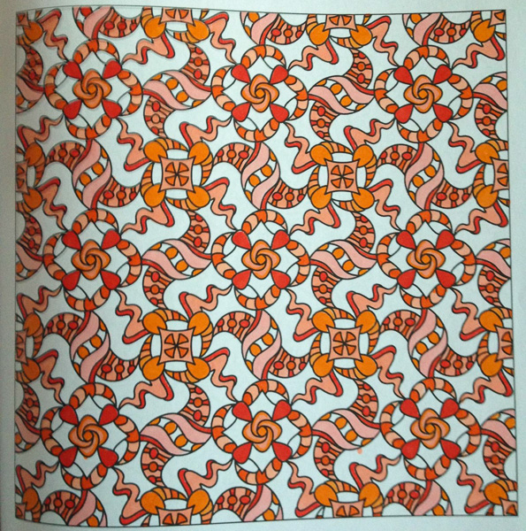 Colored by Alison Ferries - from Pizzazz (Angie's Patterns Volume 9)