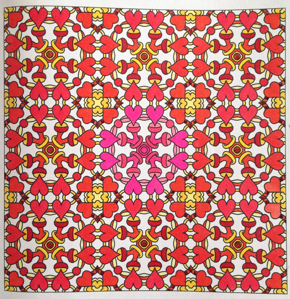 Colored by Alison Ferries - from Pizzazz (Angie's Patterns Volume 9)