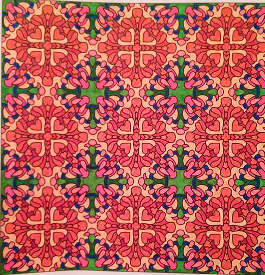Colored by Caz Brutton - from Doodles (Angie's Patterns Volume 7)