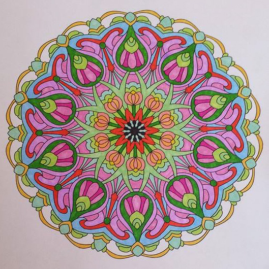 Colored by Felicia Brandon - from Cool (Angie's Extreme Coloring Books Volume 2)