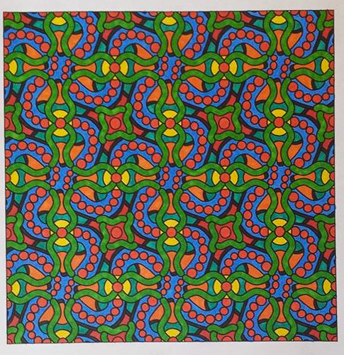Colored by Felicia Brandon - from Whimsy (Angie's Patterns Volume 2)