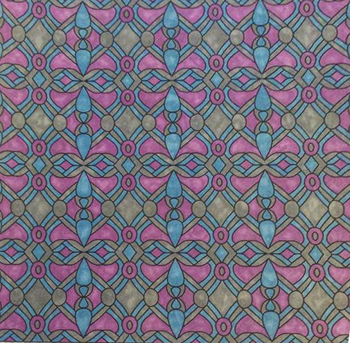 Colored by Felicia Brandon - from Whimsy (Angie's Patterns Volume 2)