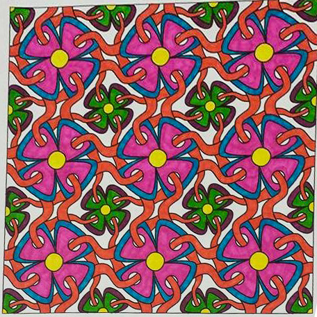 Colored by Felicia Brandon - from Whimsy (Angie's Patterns Volume 2)