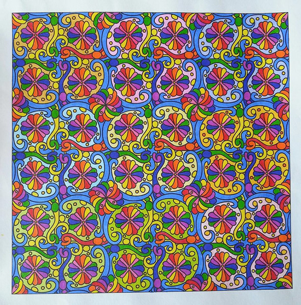Colored by Kathy Colins-Shultz - from Peppy (Angie's Patterns Volume 12)