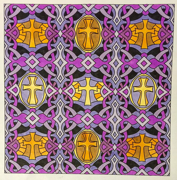 Colored by Kristen Garlans - from Faith (Angie's Patterns Volume 6)
