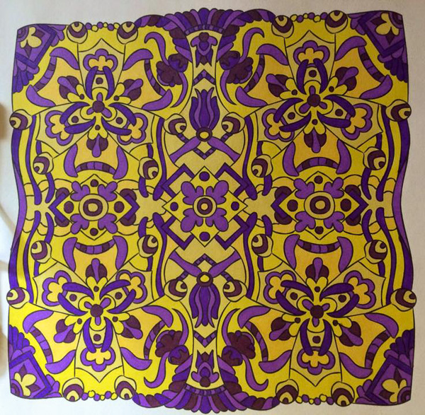 Colored by Kristina Groves - from Wow (Angie's Extreme Coloring Books Volume 1)