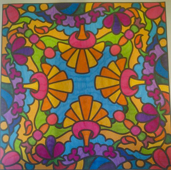 Colored by Mia Marie - from More Doodles (For Crayons And Wide Tipped Markers)